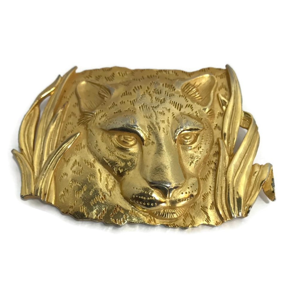 Vintage Parklane Park Lane Leopard Brooch Pendant